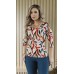 044944 - Blusa Ramany Estampada folhegem